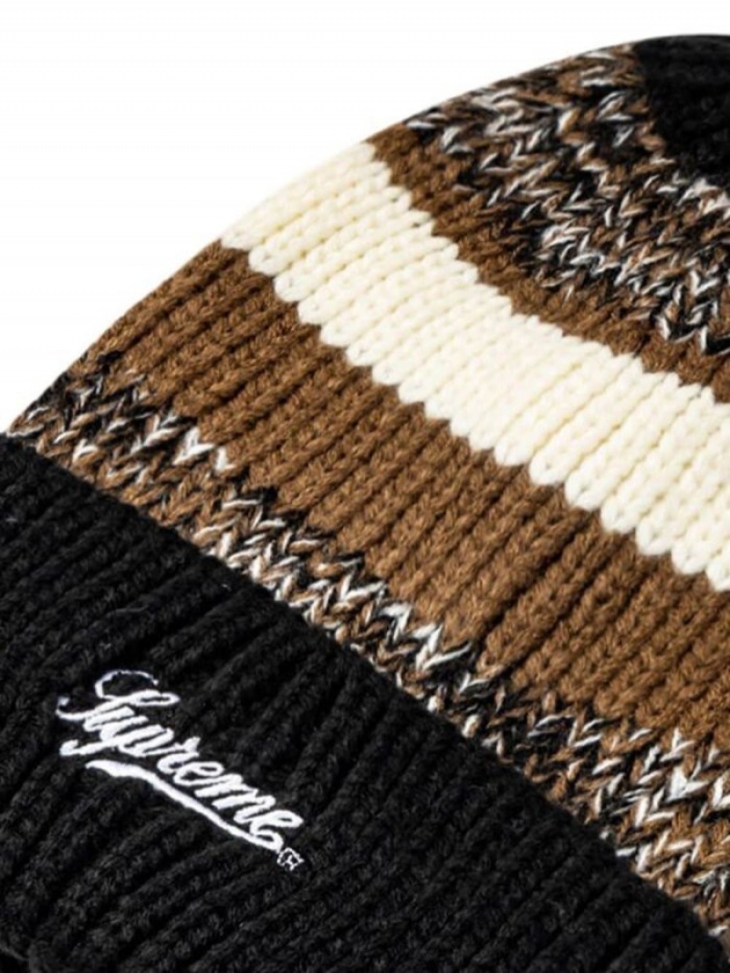 Gorro Supreme Mixed Stripe Hombre Negras Colombia | Y5V-45849