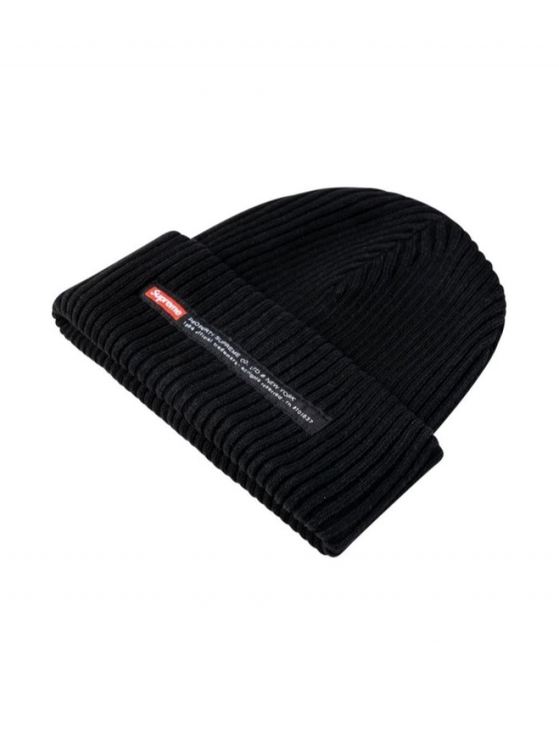 Gorro Supreme Property Label Mujer Negras Colombia | G4C-05499