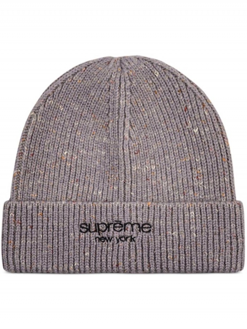 Gorro Supreme Rainbow Speckle Lana Hombre Gris Colombia | C5A-55098