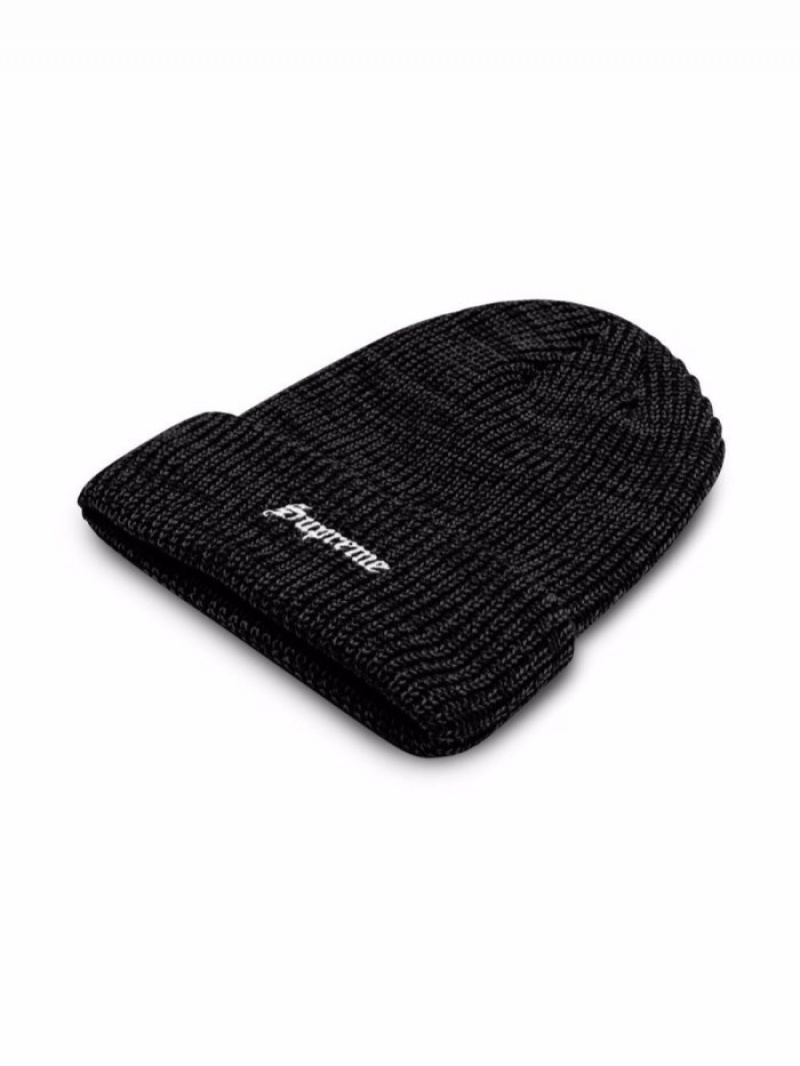 Gorro Supreme Twisted Loose Gauge Hombre Charcoal Colombia | L2I-12162