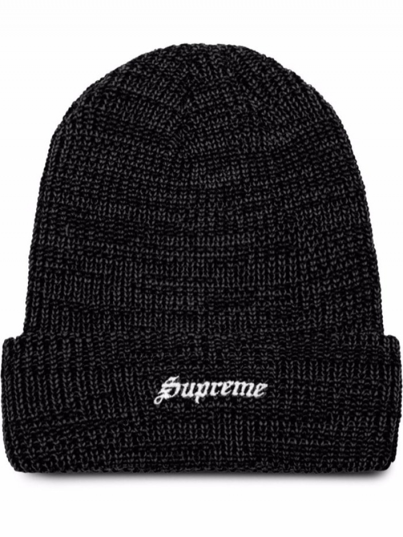 Gorro Supreme Twisted Loose Gauge Hombre Charcoal Colombia | L2I-12162