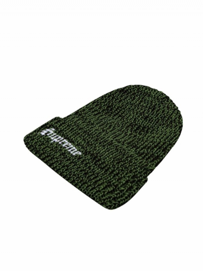 Gorro Supreme Twisted Loose-gauge Hombre Verde Colombia | T8S-22884