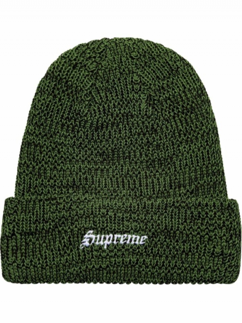 Gorro Supreme Twisted Loose-gauge Hombre Verde Colombia | T8S-22884