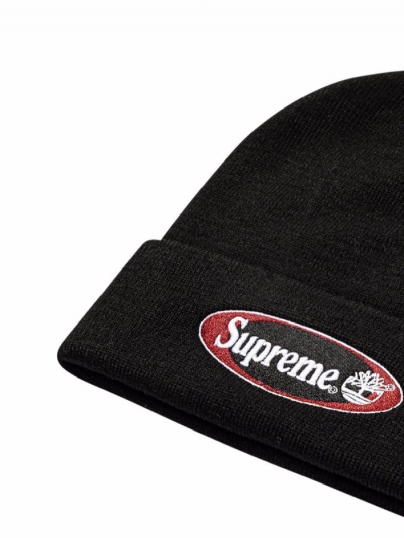 Gorro Supreme X Timberland Embroidered-logo Hombre Negras Colombia | H2G-64274