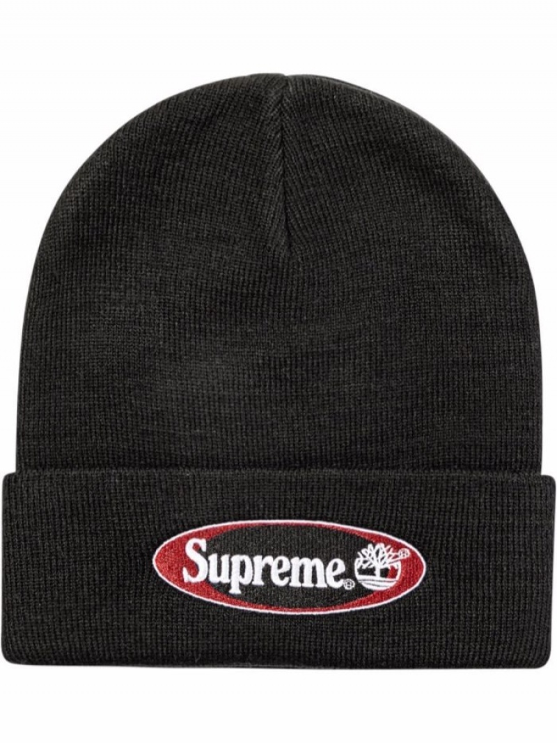 Gorro Supreme X Timberland Embroidered-logo Hombre Negras Colombia | H2G-64274