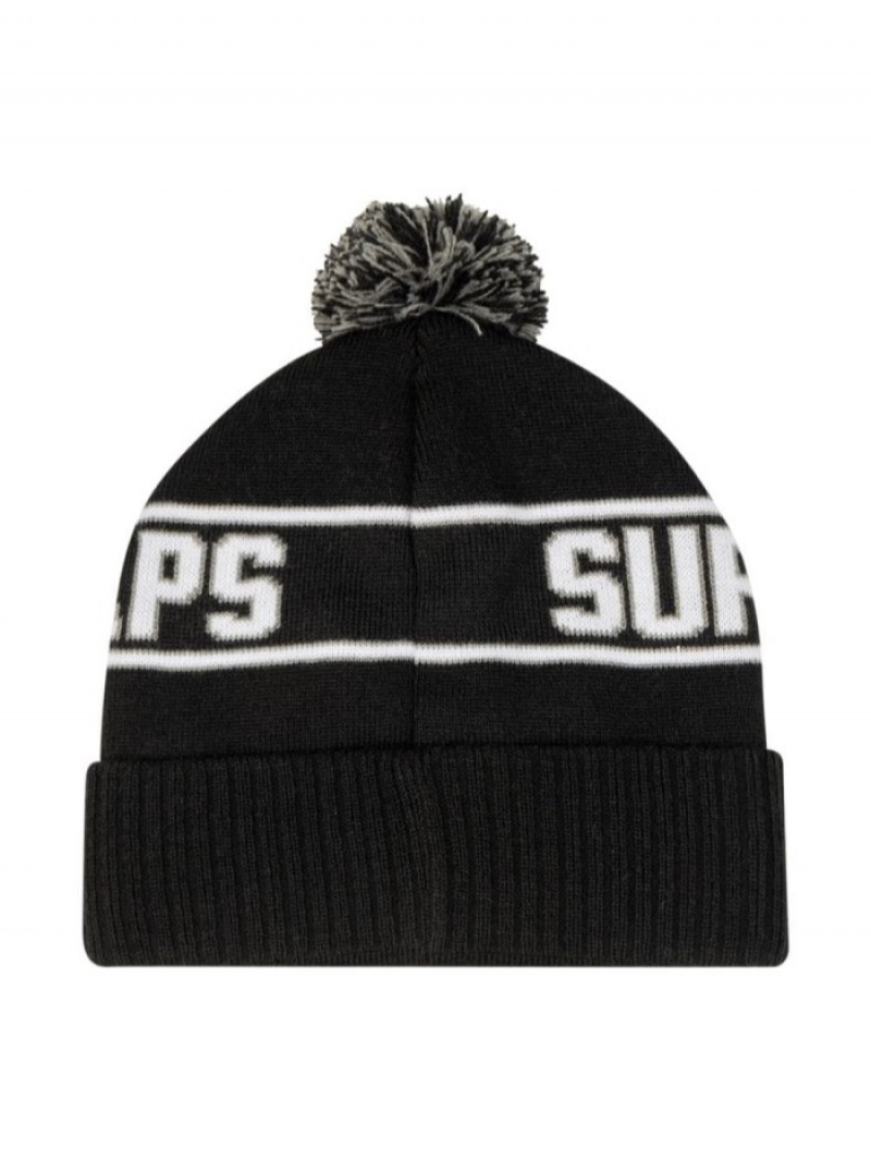 Gorro Supreme X Wtaps Intarsia Logo Hombre Negras Colombia | S7M-79800