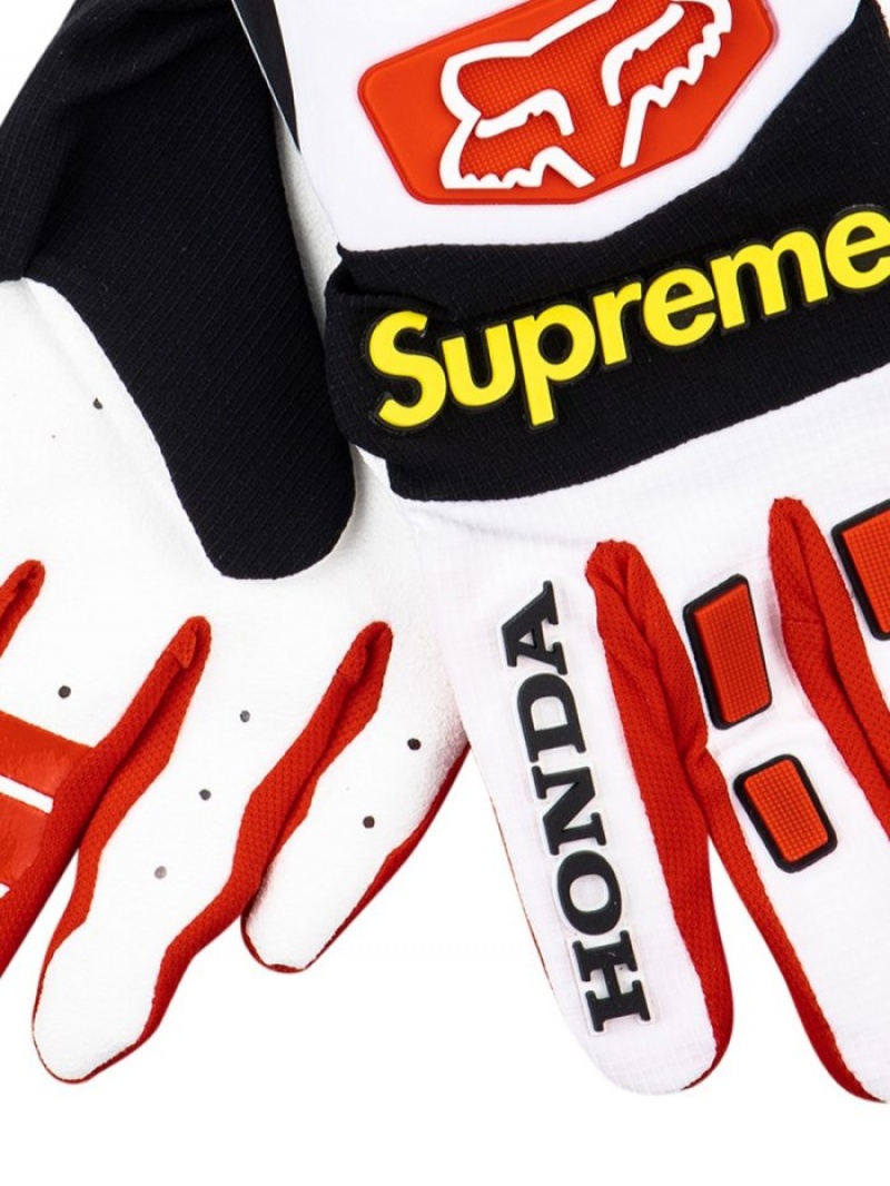 Guantes Supreme X Honda Fox Carreras Hombre Rojas Colombia | F6X-28118