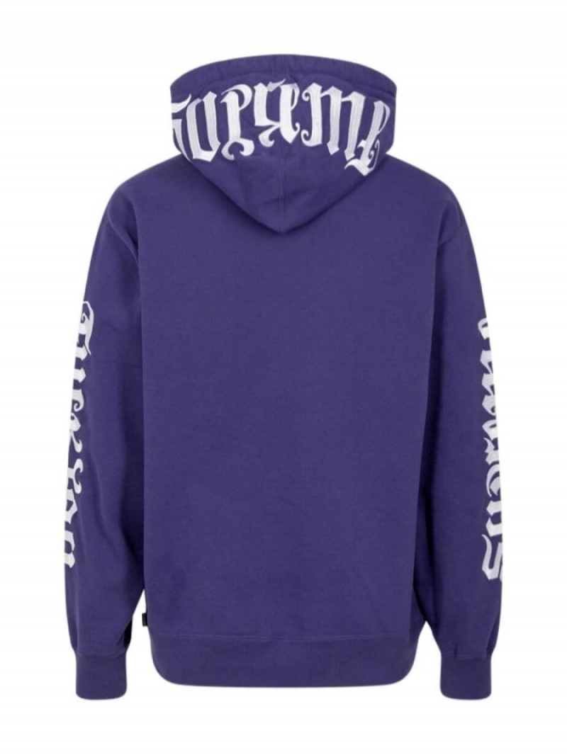 Poleron Supreme Ambigram Logo-print Hombre Azules Colombia | A9U-57627