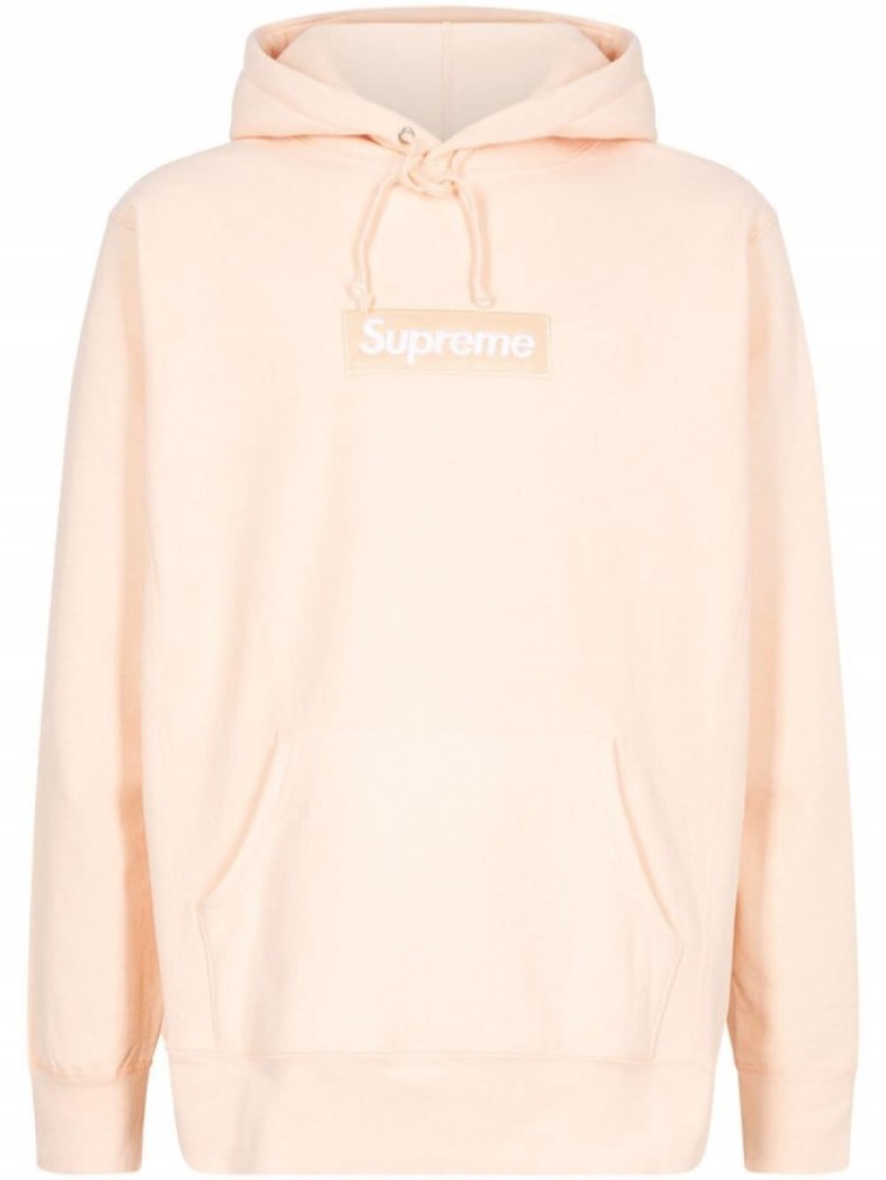 Poleron Supreme Box Logo Hombre Rosas Colombia | V1R-45002