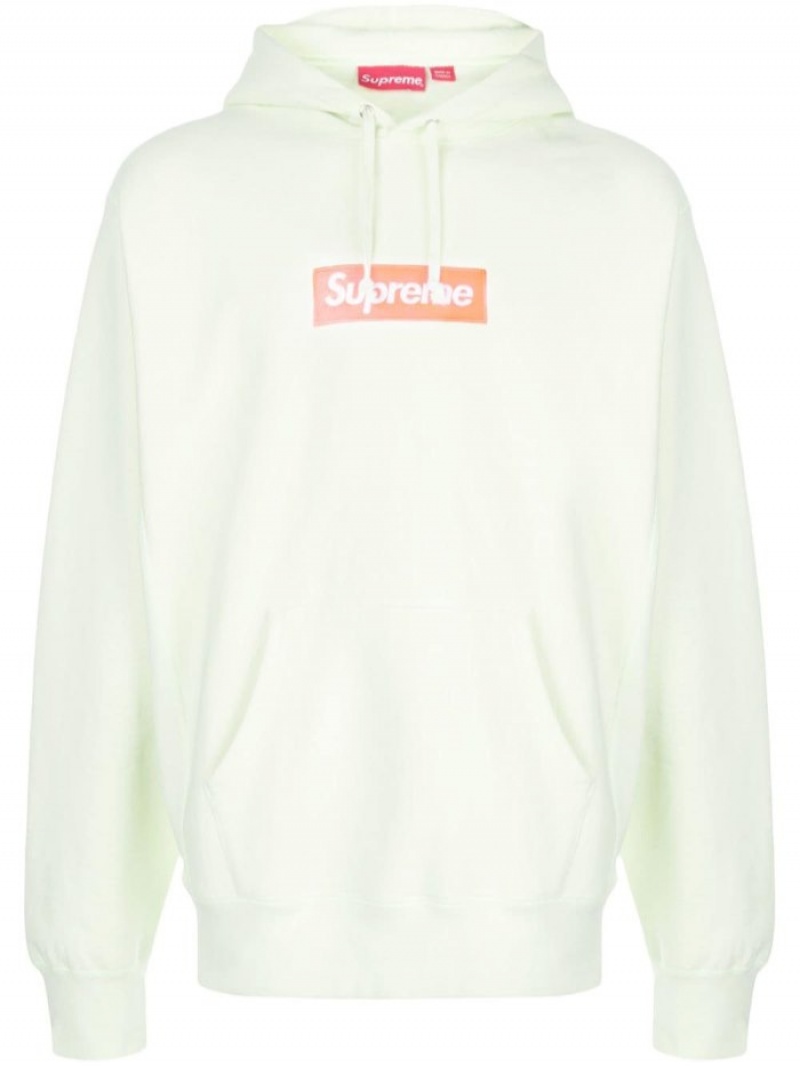 Poleron Supreme Box Logo Hombre Verde Colombia | K5S-87561