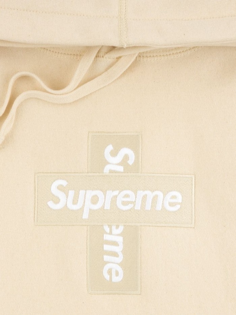 Poleron Supreme Cross Box Logo Hombre Neutrals Colombia | H9M-80754