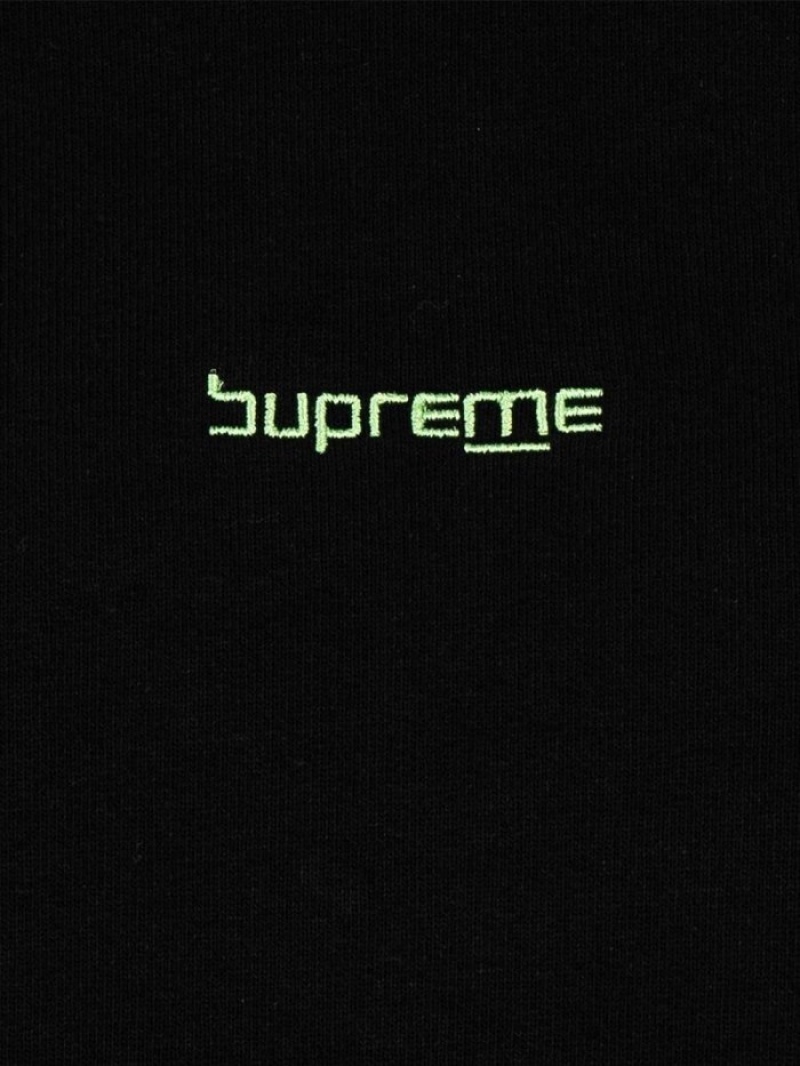 Poleron Supreme Digital Logo Hombre Negras Colombia | I4K-46730