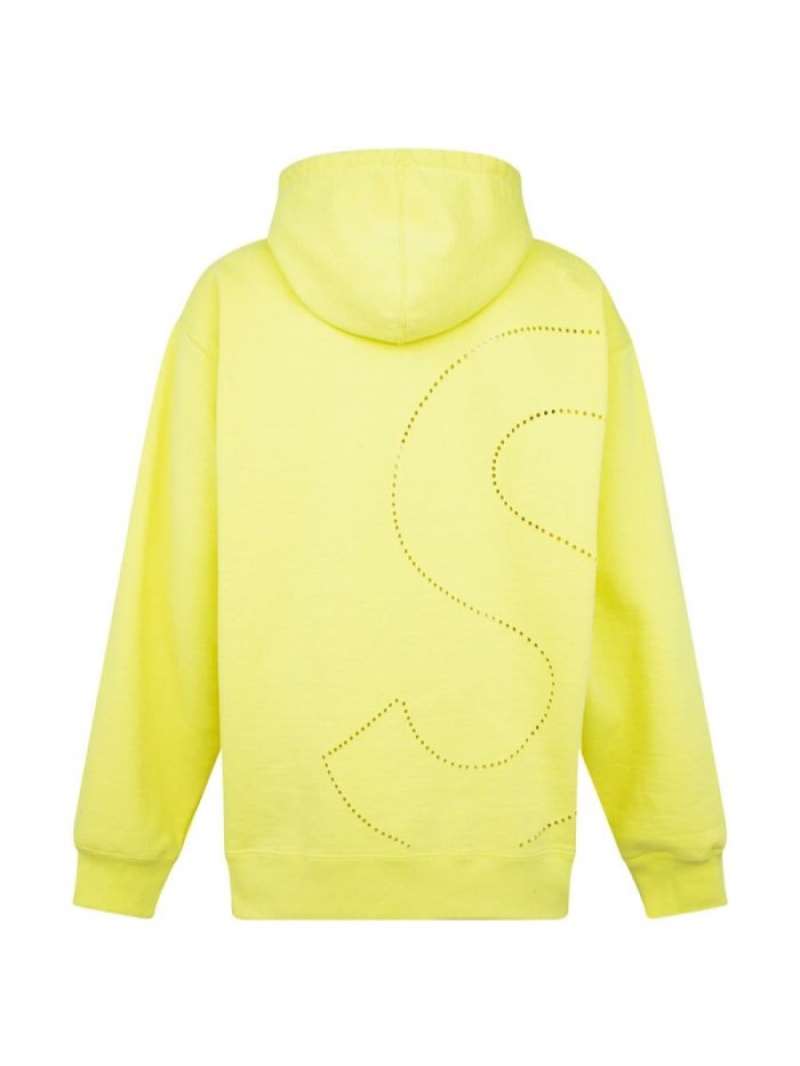 Poleron Supreme Laser Cut S-logo Mujer Amarillo Colombia | D2F-81965