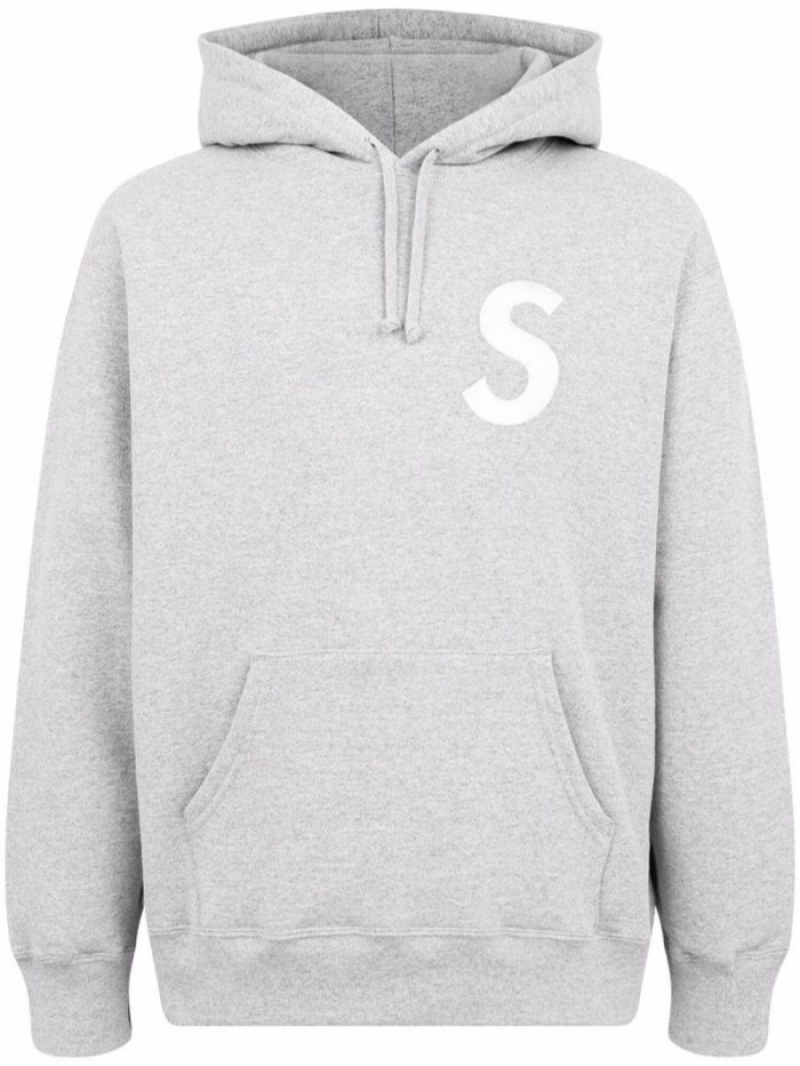 Poleron Supreme S Logo Split Hombre Gris Colombia | E3S-03007