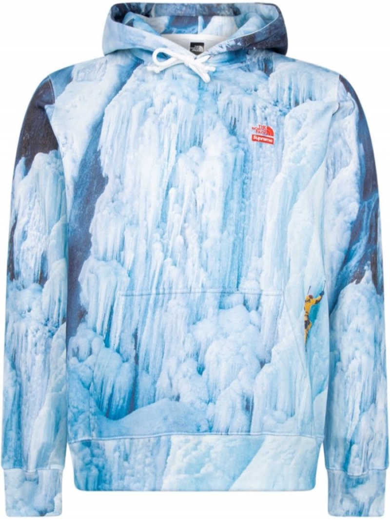 Poleron Supreme X The North Face Ice Climb Hombre Azules Colombia | A6J-93062