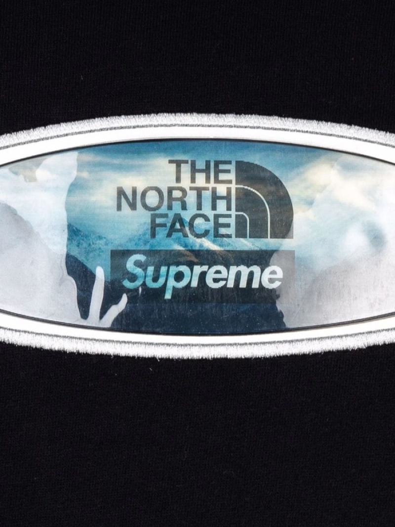 Poleron Supreme X The North Face Lenticular Mountain Hombre Negras Colombia | T8V-10778