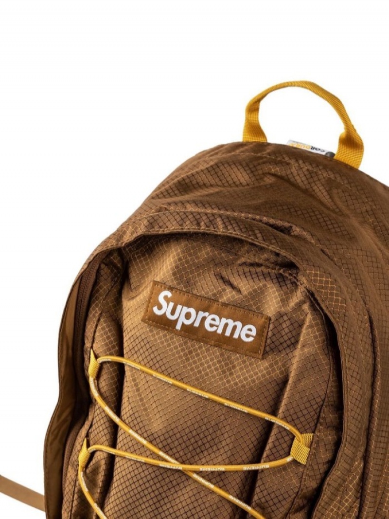 Mochilas Supreme Box Logo Drawstring Hombre Negras Colombia | F7L-53532