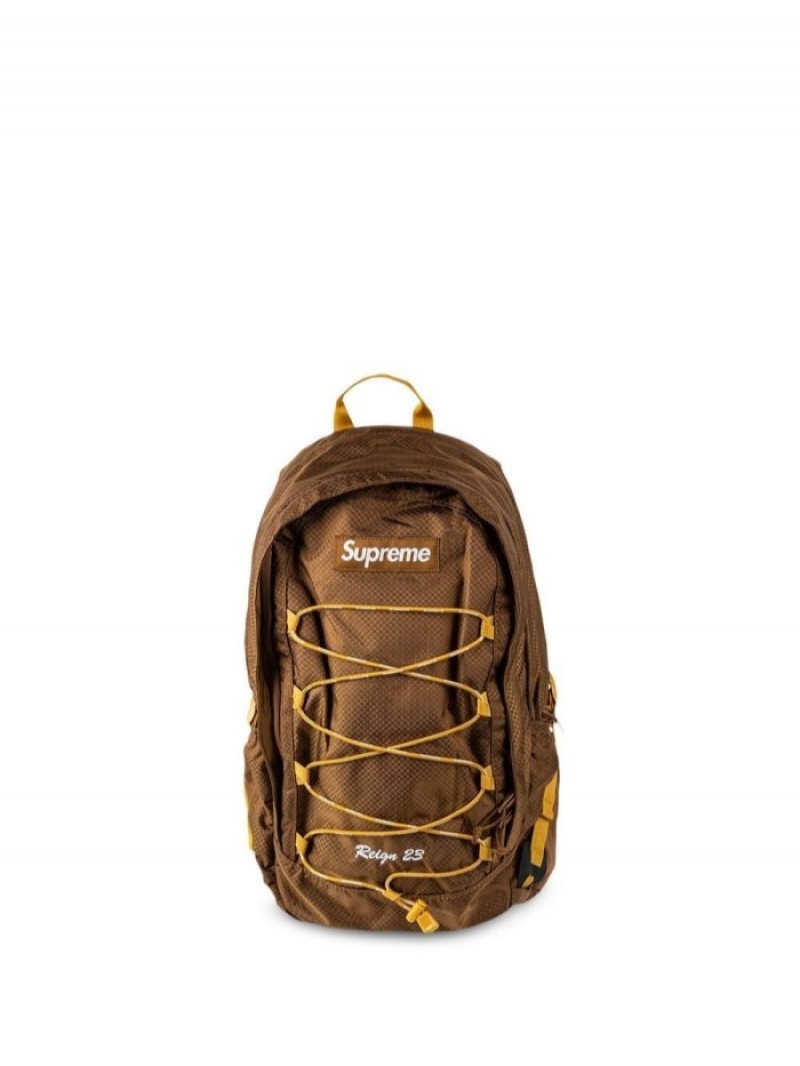 Mochilas Supreme Box Logo Drawstring Hombre Negras Colombia | F7L-53532