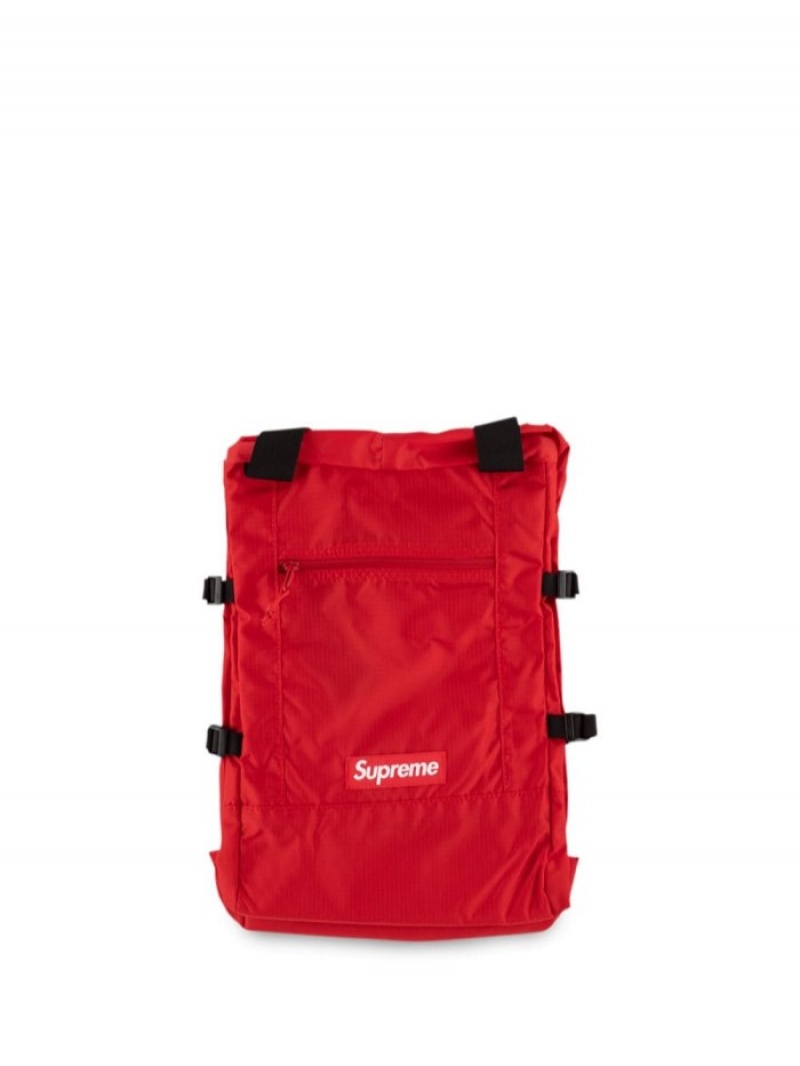 Mochilas Supreme Logo Patch Tote Hombre Rojas Colombia | Q6H-49726