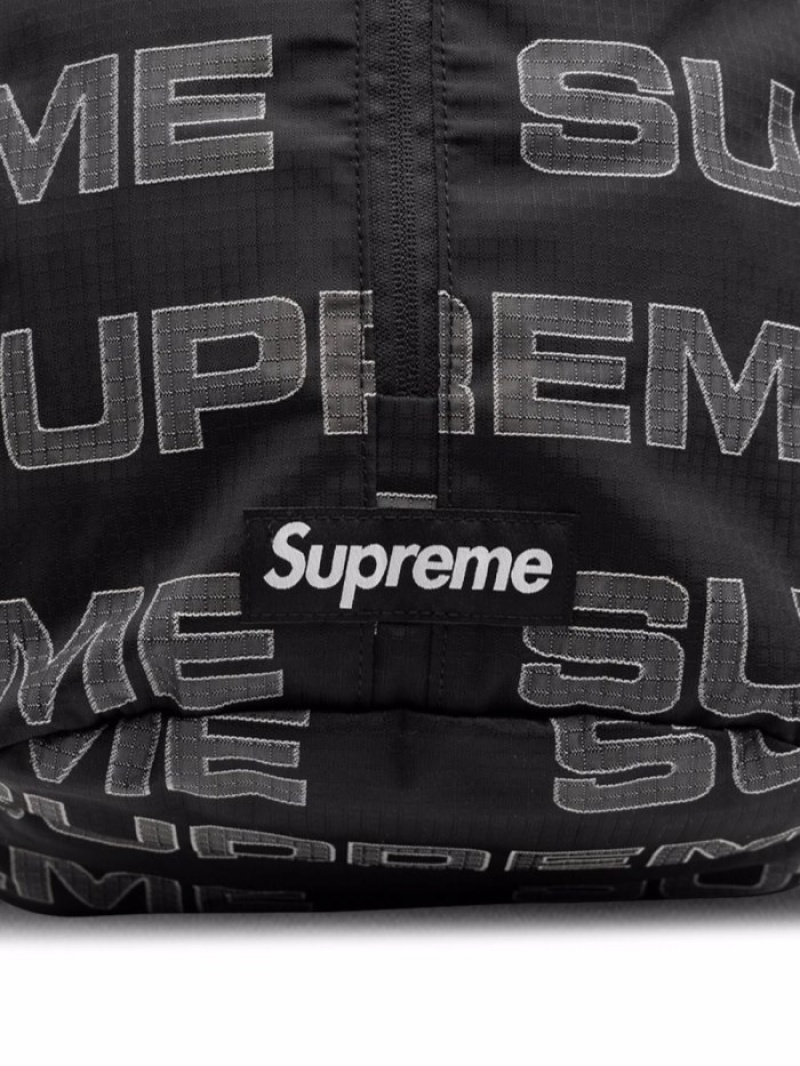 Mochilas Supreme Logo-print Hombre Negras Colombia | B0Y-10347