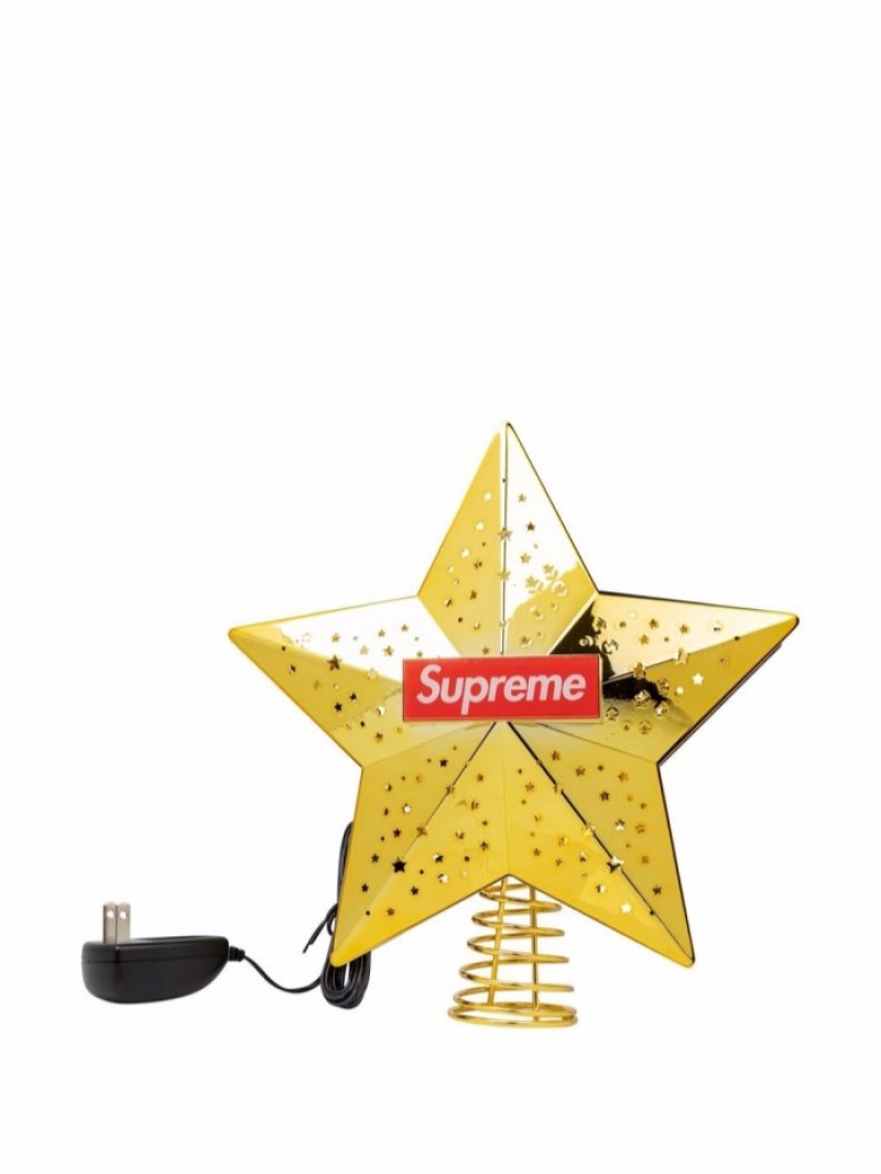 Otros Supreme Logo-print Christmas Tree Topper Mujer Doradas Colombia | X3U-99884