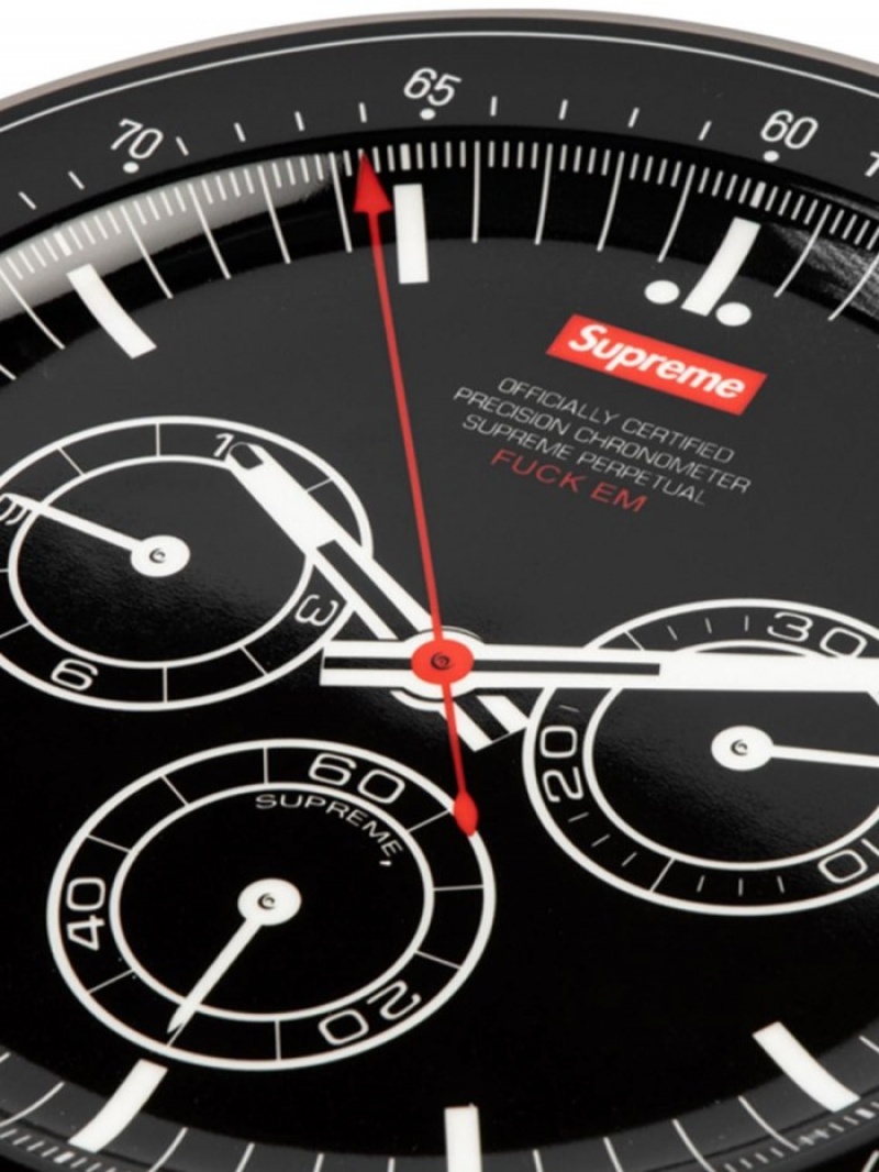 Otros Supreme Watch Face-print Plate Hombre Negras Colombia | M5S-68708