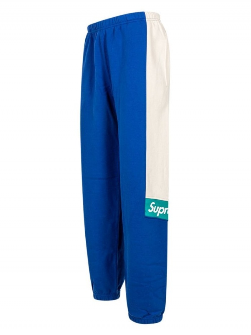 Pantalon Deportivo Supreme Colour-block Pista Pants Hombre Blancas Colombia | I1Y-61822