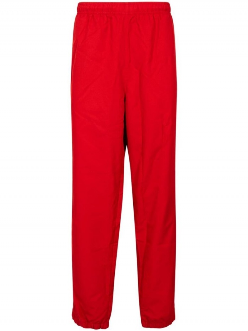 Pantalon Deportivo Supreme X Lacoste Pista Pants Hombre Rojas Colombia | S8V-86769