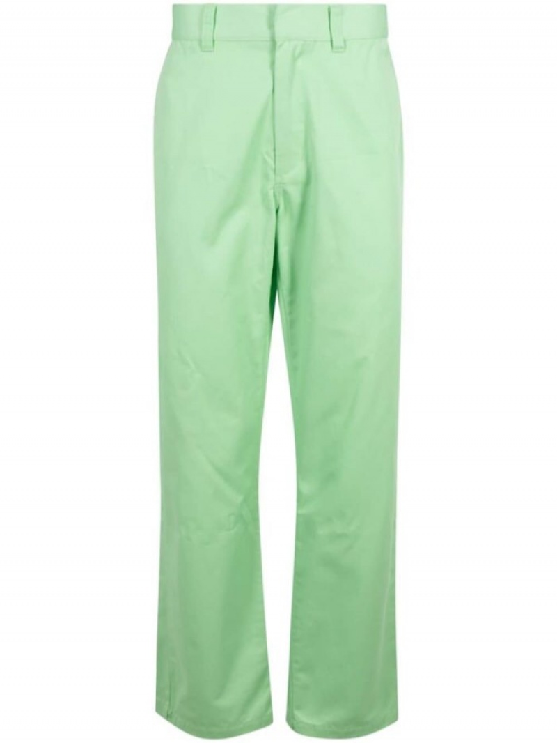 Pantalon Supreme Trabajo Directo-leg Chinos Hombre Verde Claro Colombia | P1E-56247