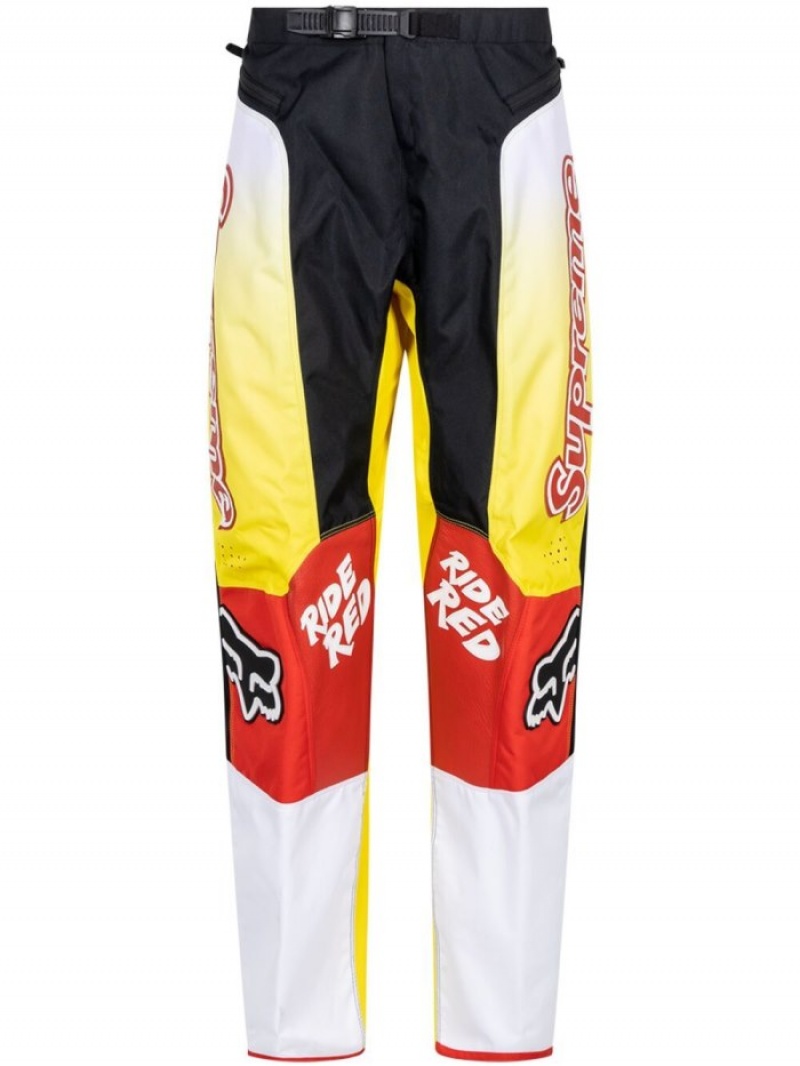 Pantalon Supreme X Honda X Fox Carreras Moto Hombre Multicolour Colombia | S8T-28413