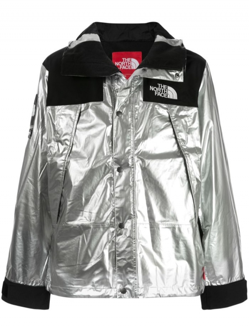 Parkas Supreme X The North Face Metallic Mountain Hombre Plateadas Colombia | Z6P-28282