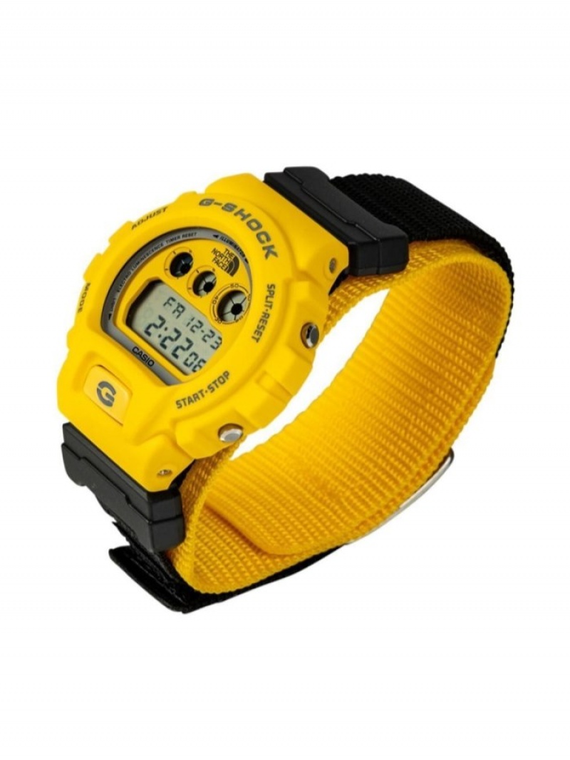 Relojes Supreme X Tnf X G-shock Dw-6900 Watch Mujer Amarillo Colombia | C7B-64169