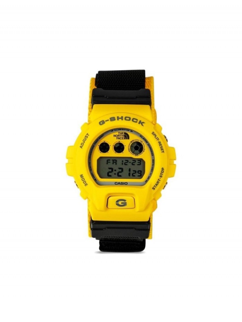 Relojes Supreme X Tnf X G-shock Dw-6900 Watch Mujer Amarillo Colombia | C7B-64169