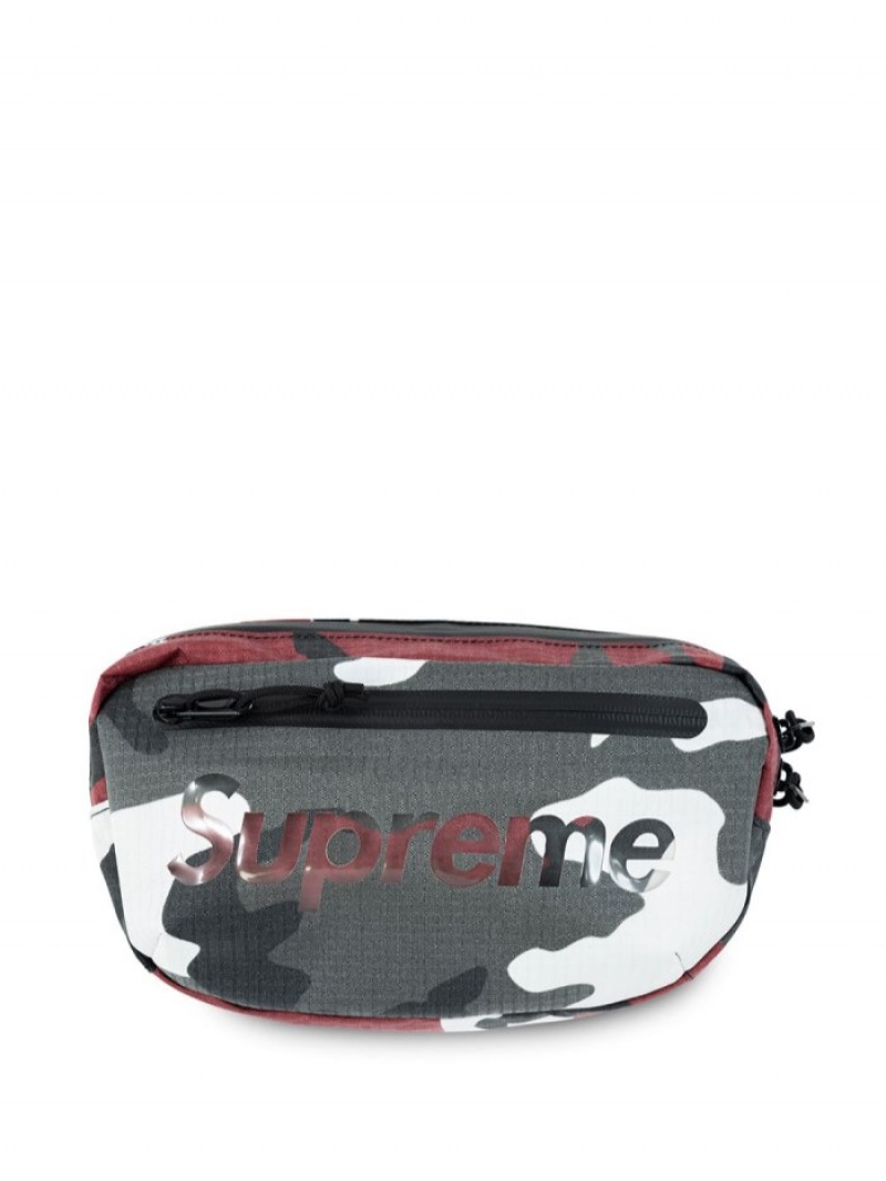 Riñonera Supreme Camouflage-print Hombre Gris Colombia | G8O-51010