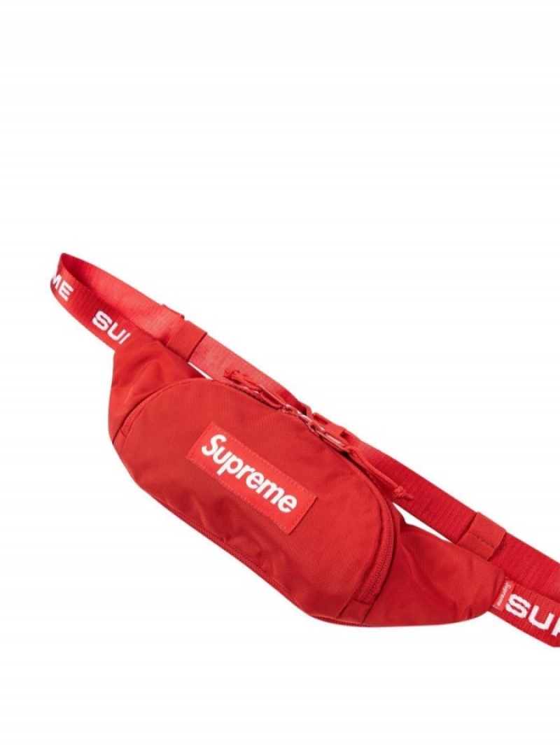 Riñonera Supreme Small Logo Cintura Bag Hombre Rojas Colombia | F6G-18528