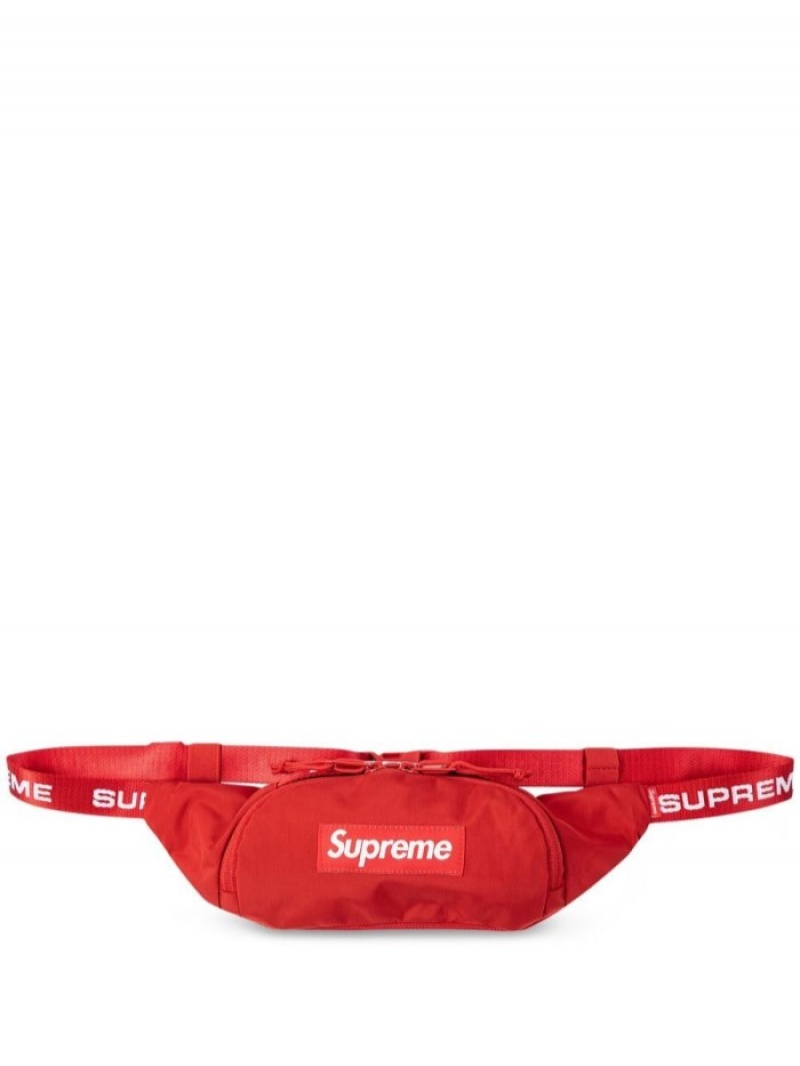 Riñonera Supreme Small Logo Cintura Bag Hombre Rojas Colombia | F6G-18528