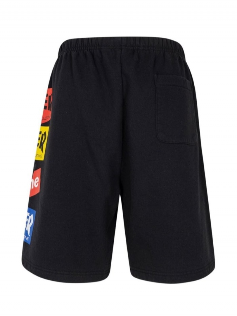 Short Supreme X Thrasher Multi Logo Pista Hombre Negras Colombia | V1H-12558