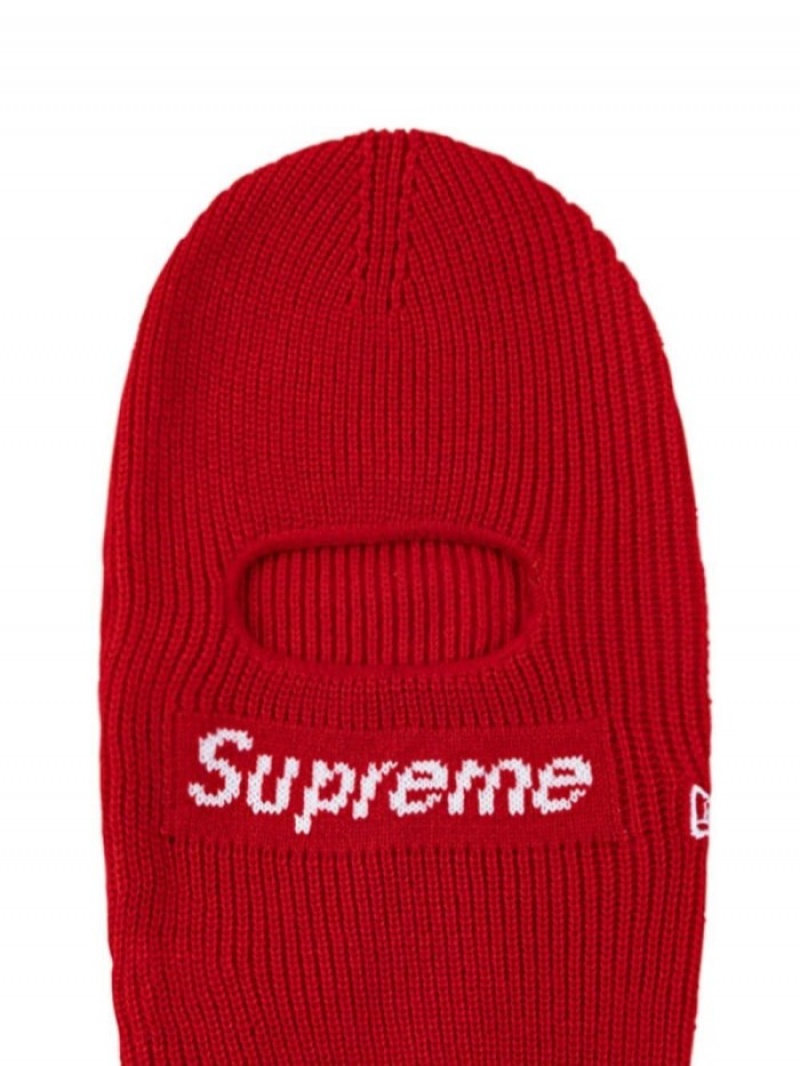 Sombreros Supreme X New Era Box Logo De Punto Balaclava Mujer Rojas Colombia | A8J-66725