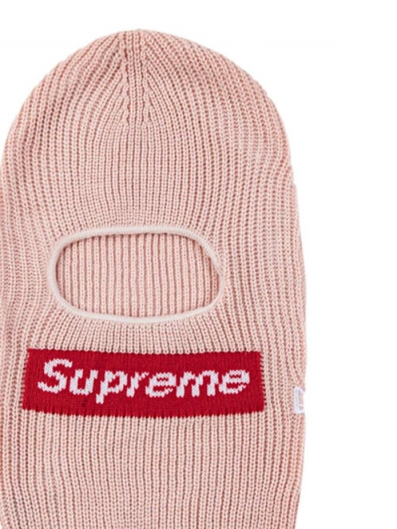 Sombreros Supreme X New Era Box Logo De Punto Balaclava Mujer Rosas Colombia | X1Q-14649