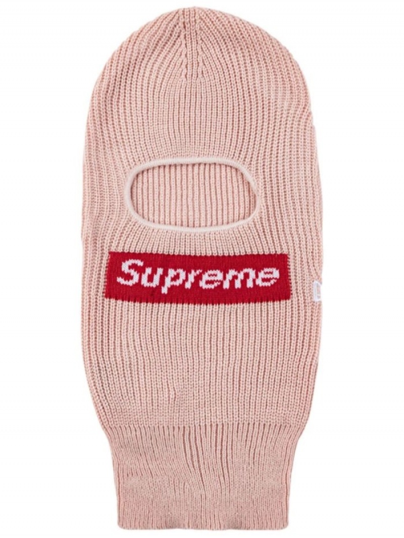 Sombreros Supreme X New Era Box Logo De Punto Balaclava Mujer Rosas Colombia | X1Q-14649