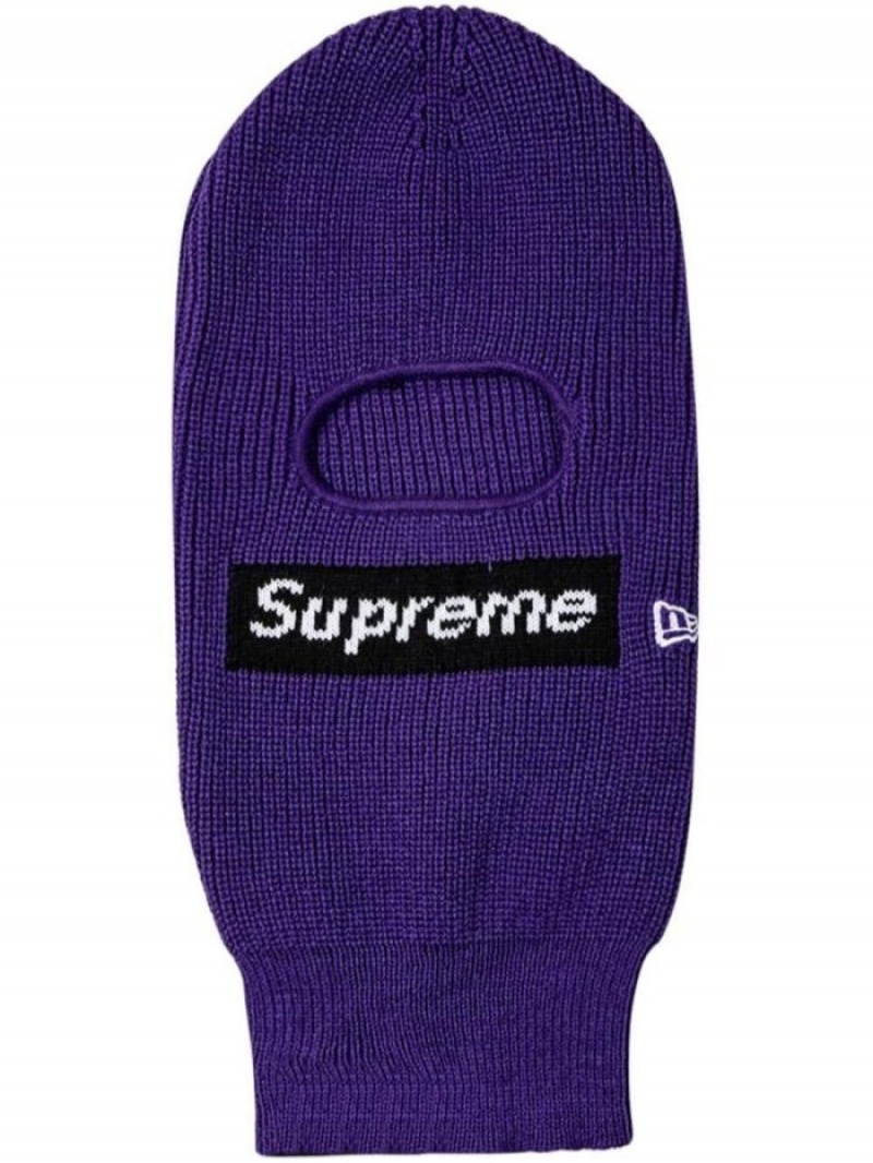 Sombreros Supreme X New Era Box-logo Balaclava Hombre Azules Colombia | G0Y-00126