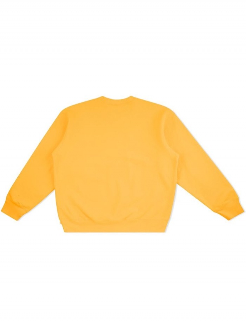 Sudaderas Supreme Futura Logo Crew Neck Hombre Amarillo Colombia | C4K-16789