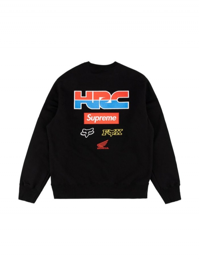 Sudaderas Supreme Honda Fox Carreras Hombre Negras Colombia | O8J-46254