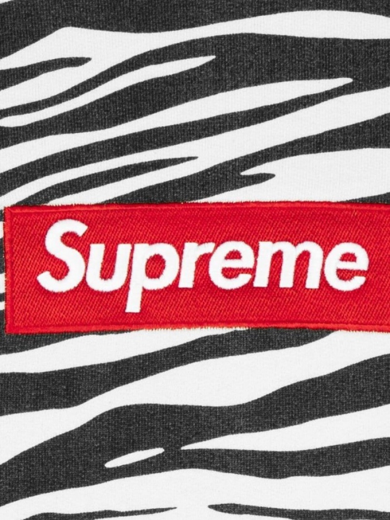 Suéteres Supreme Box Logo Crew-neck Sweatshirt Mujer Negras Colombia | S2J-43041