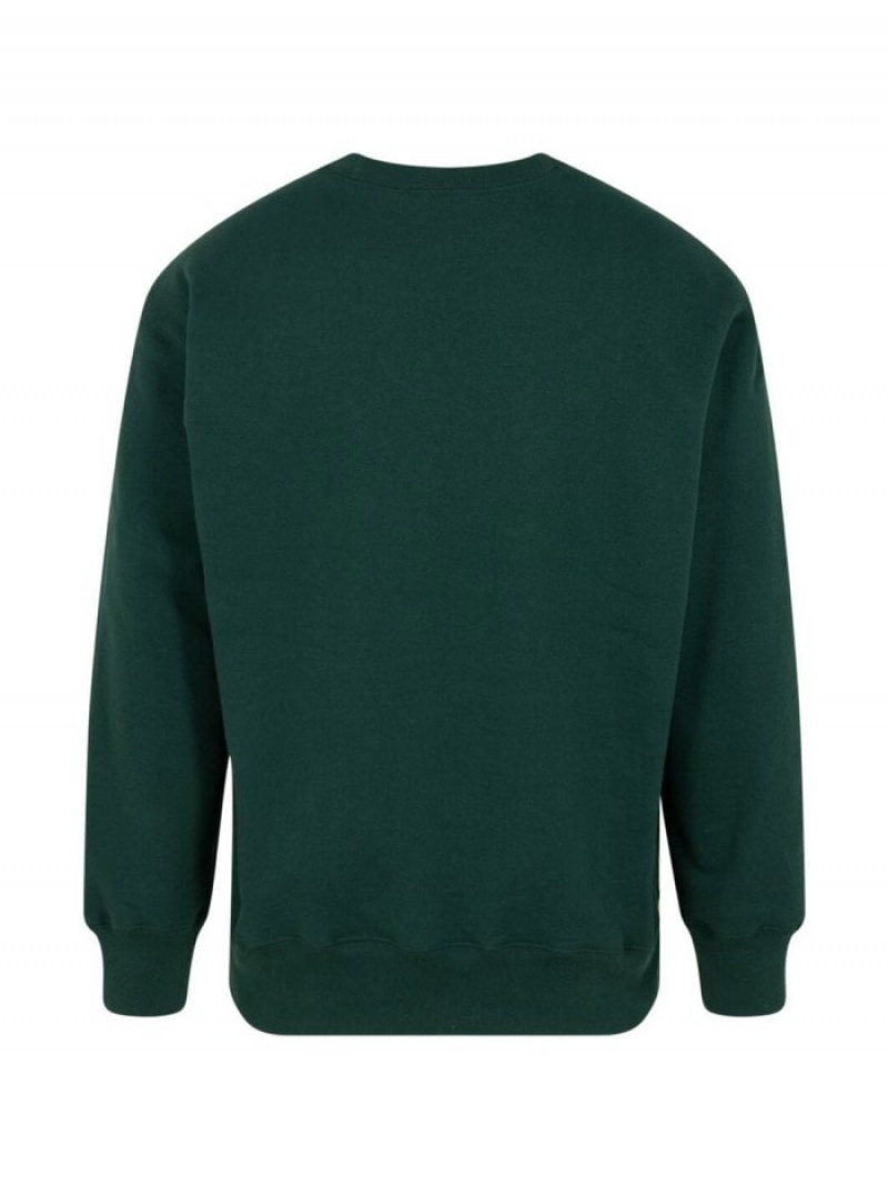 Suéteres Supreme Box Logo Crewneck Sweatshirt Mujer Verde Colombia | F0R-90761