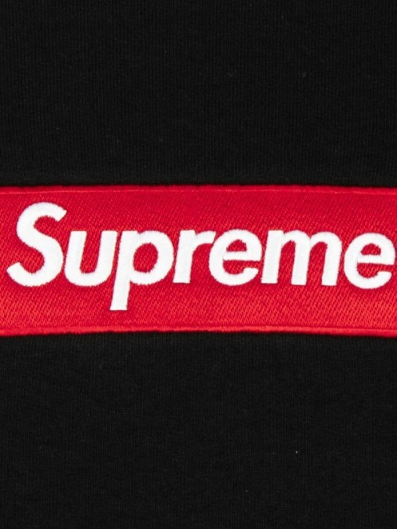 Suéteres Supreme Box Logo Crewneck Sweatshirt Mujer Negras Colombia | C5N-79073