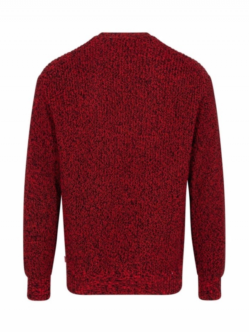 Suéteres Supreme Mélange Acanalado Knit Jumper Mujer Rojas Colombia | L9B-38778