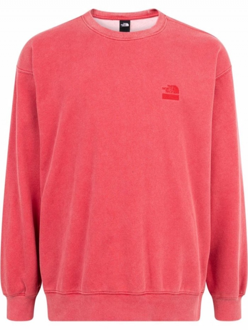 Suéteres Supreme X The North Face Logo-embroidered Sweatshirt Mujer Rojas Colombia | M5C-35315