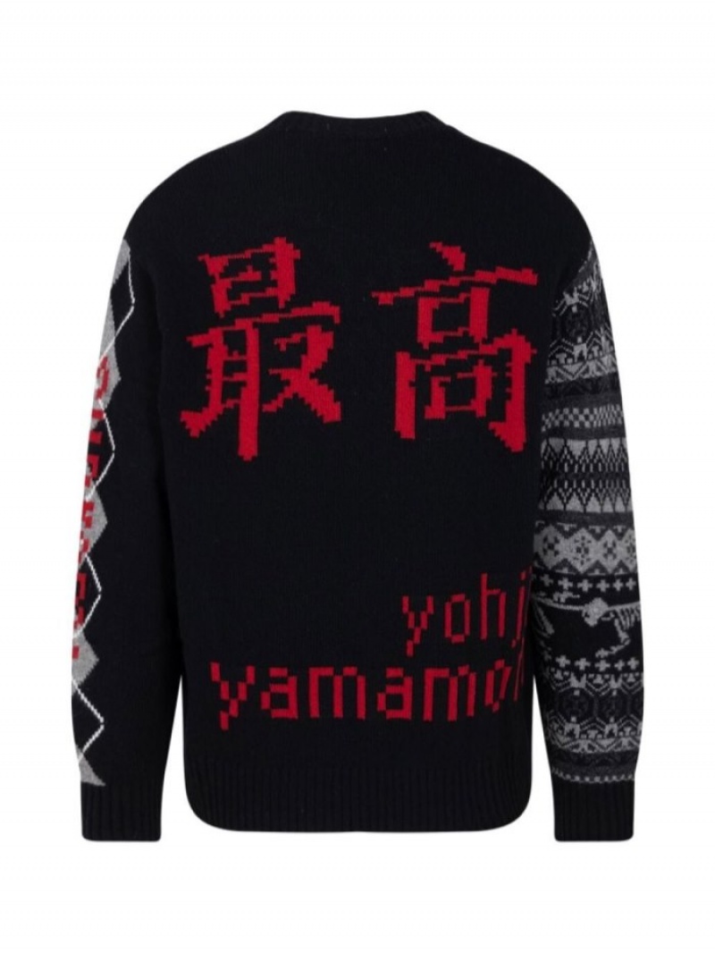 Suéteres Supreme X Yohji Yamamoto X Tekken Jumper Hombre Negras Colombia | K0Z-92065