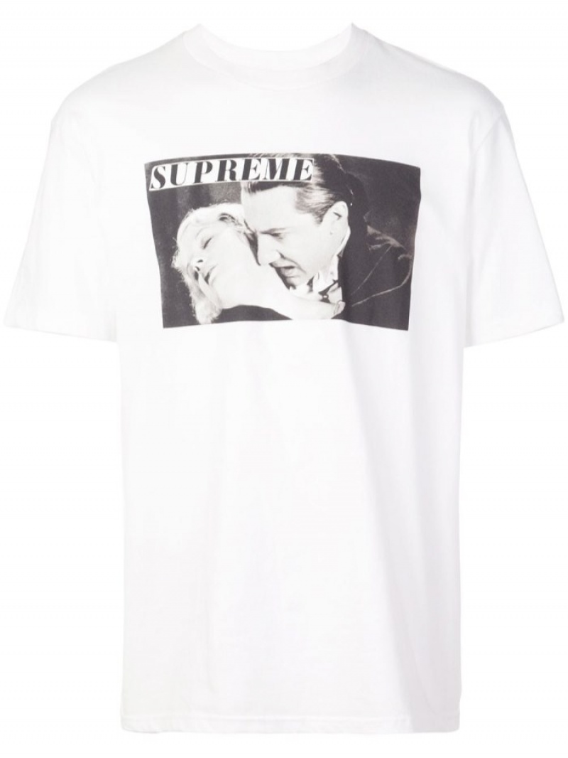 Camisetas Supreme Bela Lugosi Estampadas-print Hombre White  Colombia | R0O-09319